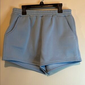 Women's Blue Casual Shorts